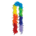 Rainbow Fancy Feather Boa